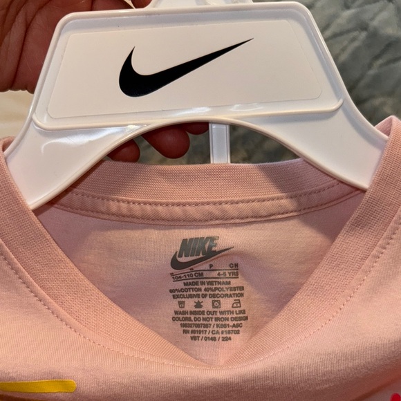 Nike Pink Red Geometric Logo Set - Picture 3 of 4